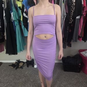 Windsor Lavender Midi Skirt Set